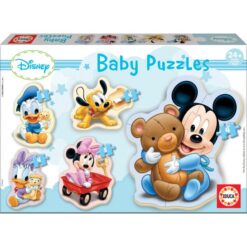 5 dėlionės (puzzle) MICKEY 2-4 metų vaikams